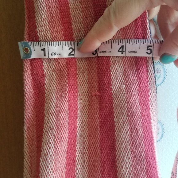 Boho Casual Beach sling shoulder bag woven 100 percent cotton fully reversible - Picture 8 of 10